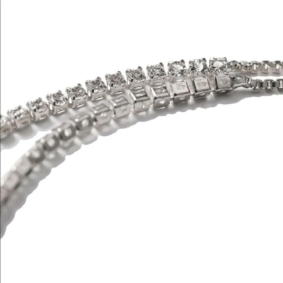 Available ❤️ Rhinestone Engraved Link Bracelet 1pc - Picture 2 of 4